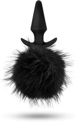 Colita Bunny Tail Pom plug Black