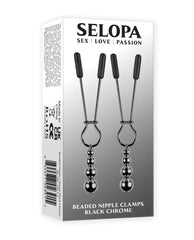 Pezoneras Selopa Beaded Nipple Clamps - Cake Sex Shop