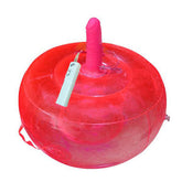 Inflable Bouncing Pink Sex Dildo - 15 cm