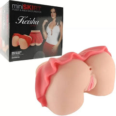 Masturbador Keisha Grey Mini Skirt Pussy & Anus Masturbator - Cake Sex Shop