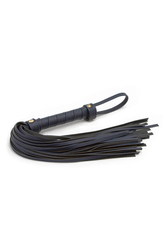 Latigo Bondage Couture Flogger - Blue - Cake Sex Shop