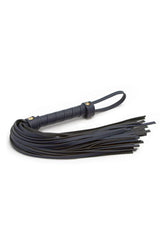 Latigo Bondage Couture Flogger - Blue - Cake Sex Shop