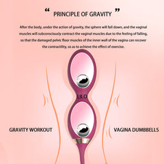 Kegel Lilo Pink Dual Ball - Cake Sex Shop 2
