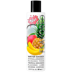 Lubricante Wet Flavored Tropical Explosion 3 Oz 1