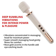 Masajeador Magic Massager Rechargeable Rose Gold Edition