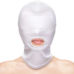 Mascara Mouth Hood Fetish Fashion - Blanco