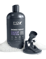 Masturbador PDX Plus Shower Therapy Deep Cream - Frosted