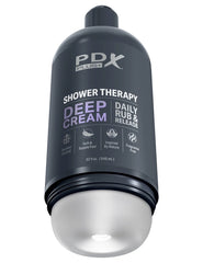 Masturbador PDX Plus Shower Therapy Deep Cream - Frosted