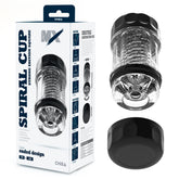 Masturbador Spiral Portable Vigor Cup - Black - Cake Sex Shop
