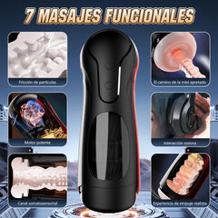 Masturbador Telescopic Deep Throat Orgasm