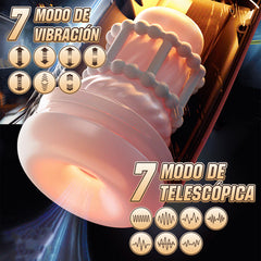 Masturbador Telescopic Deep Throat Orgasm