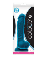 Dildo Colours - Dual Density - 20 cm Dildo - Blue - Cake Sex Shop