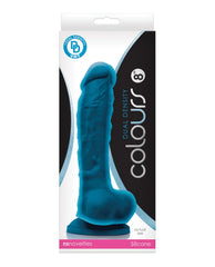 Dildo Colours - Dual Density - 20 cm Dildo - Blue - Cake Sex Shop