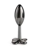 Plug Anal Rear Assets – Clover – Gunmetal - Cake Sex Shop