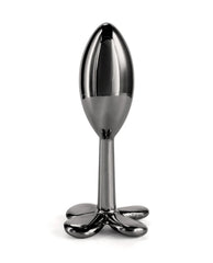 Plug Anal Rear Assets – Clover – Gunmetal - Cake Sex Shop