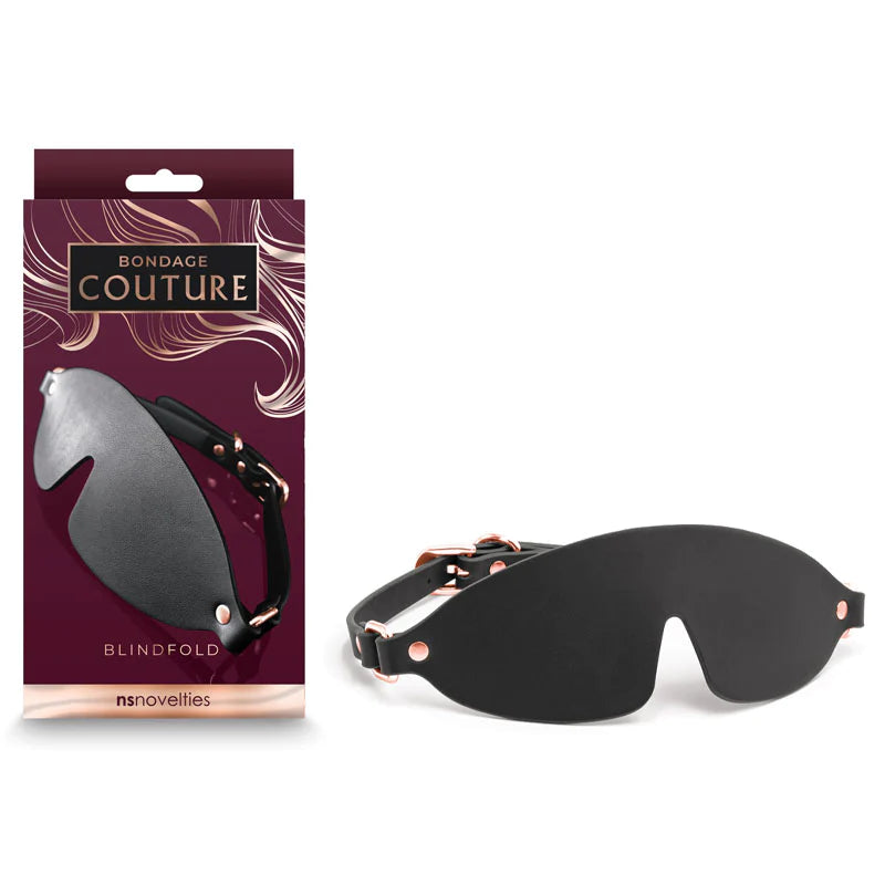 Venda Bondage Couture Blindfold Black - Cake Sex Shop