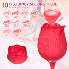 Succioinador Bala Rose Sucking Bullet - Cake Sex Shop 2 3