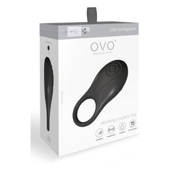 Anillo Ovo A2 Rechargeable Ring Black - Cake Sex Shop 2