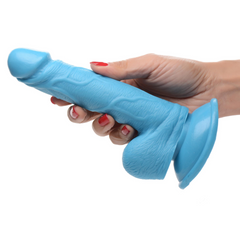 Dildo Pop Peckers 16 cm with Balls - Blue - Cake Sex Shop 2