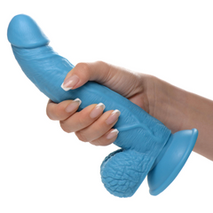 Dildo Pop Peckers - 19 cm with Balls - Blue - Cake Sex Shop 2