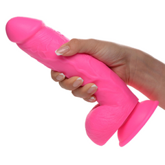 Dildo Pop Peckers 21 cm with Balls - Pink - Cake Sex Shop 2