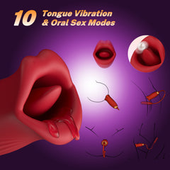 Vibrador Red Passion Sucker - Cake Sex Shop 2 3