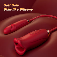 Vibrador Red Passion Sucker - Cake Sex Shop 2 3 4
