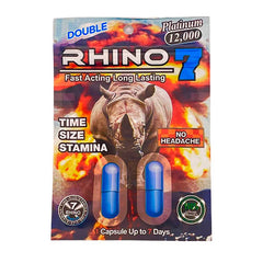 Pastilla Rhino 7 Double Pack - Cake Sex Shop