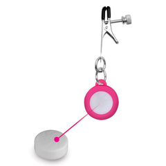 Pinzas Pezones Light Up Pink Nipple Clamps