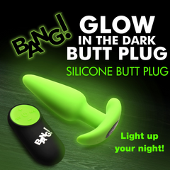 Plug Bang 21X Silicone Butt Plug Glow in the Dark 2