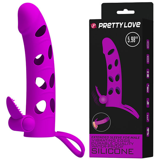 Funda Pretty Love Penis Sleeve Fiuscha 5.98" - Cake Sex Shop