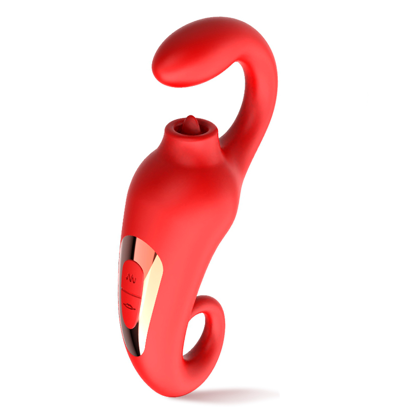 Vibrador Red Smurf Tongue - Cake Sex Shop