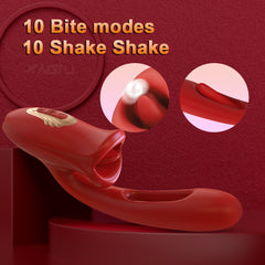 Vibrador Red Passion Orgasm - Cake Sex Shop 2 3 4