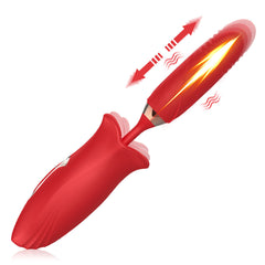 Vibrador Red Rose Banger - Cake Sex Shop 2