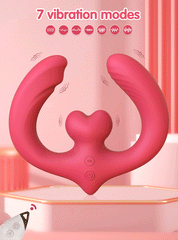 Vibrador Strapless Double Pleasure - Cake Sex Shop 2 3 4