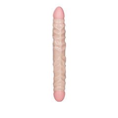 Dildo Veined Double Dong 12"/30.5 cm - Ivory - Cake Sex Shop 2