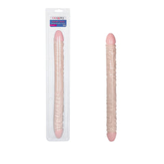 Dildo Veined Double Dong 18"/45.75 cm - Ivory - Cake Sex Shop