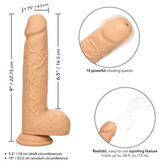 Dildo Squirting Fuck Stick™ 9"- Ivory - Cake Sex Shop 2 3