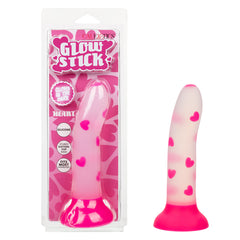 Dildo Glow Stick Heart 6" - Cake Sex Shop