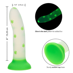 Dildo Glow Stick Leaf 6" - Cake Sex Shop 2 3