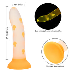 Dildo Glow Stick Mushroom 6" - Cake Sex Shop 2
