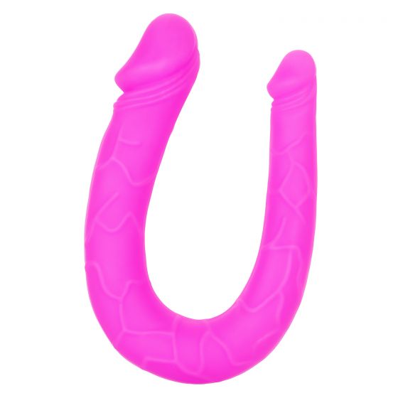 Dildo Silicone Double Dong Pink - Cake Sex Shop