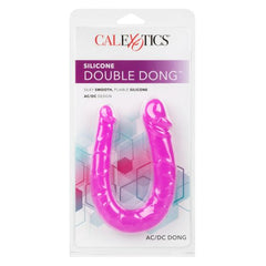 Dildo Silicone Double Dong Pink - Cake Sex Shop 2 3 4