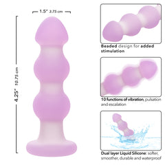 Plug Anal Lavender Haze Beaded Probe - Cake Sex Shop 2 3 4