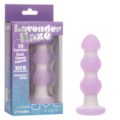 Plug Anal Lavender Haze Beaded Probe - Cake Sex Shop
