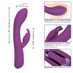 Vibrador Jack Rabbit® Elite Warming Rabbit - Cake Sex Shop 2 3 4