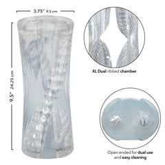Masturbador Cyclone Dual Ribber Stroker XL - Cake Sex Shop 2 3 4