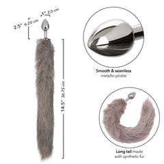 Colita Plug Tailfox - Grey - Cake Sex Shop 2 3