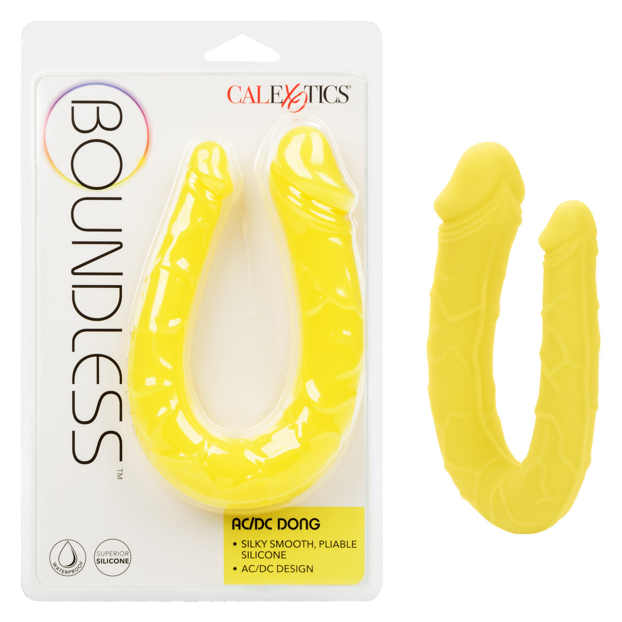 Dildo Doble Boundless™ AC/DC Dong 13.5"- Yellow - Cake Sex Shop