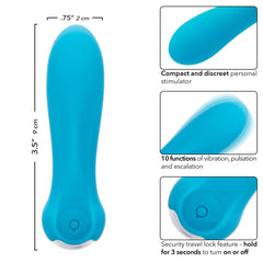 Vibrador Bala Kyst Rocket - Blue - Cake Sex Shop 2 3 4
